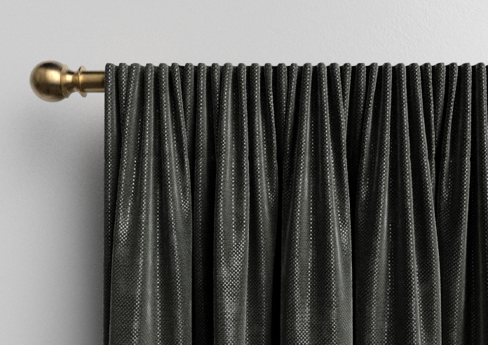 Oleander, Charcoal - Made to Measure Curtains - Image 9